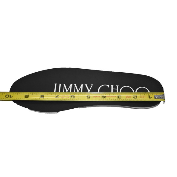 H0 NIB JIMMY CHOO Black Suede W/Pearl Outline Hawaii Sneaker Shoes Size 39 $650 - Picture 8 of 9